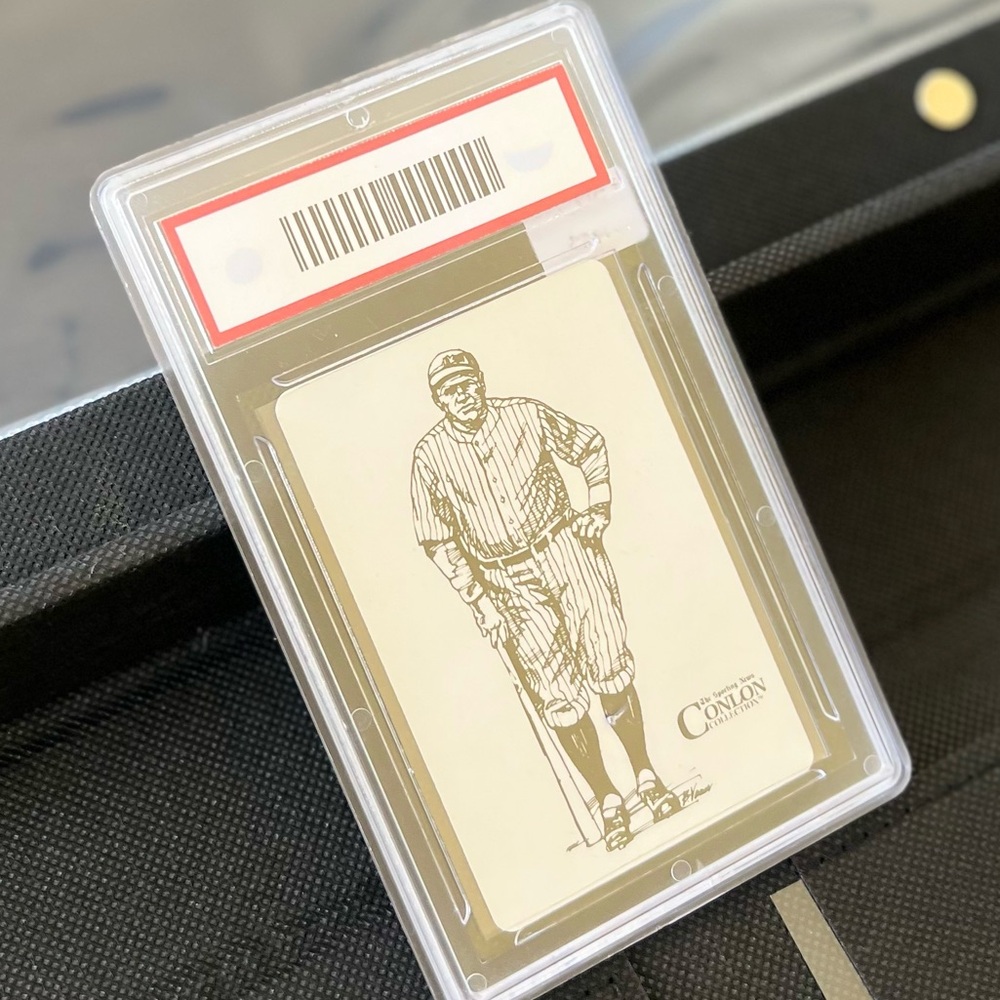 1973 Smithsonian Lou Gehrig playing card graded GEM 10 - Picture 5 of 6